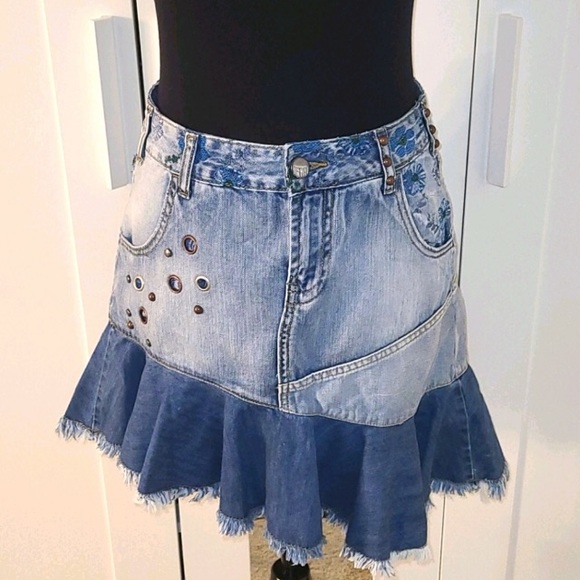 Desigual Dresses & Skirts - Desigual Jean skirt